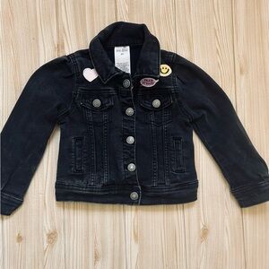 Girls 2T / 24M okie dokie Black Denim Jacket